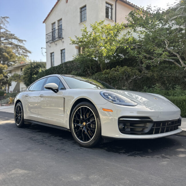 ceramic coated porsche panamera in san diego